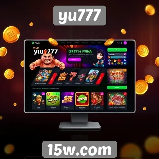 Interface do site yu777 é amigável e acessível